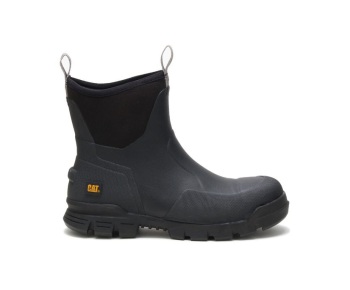 Caterpillar Rubber Boots South Africa Stormers 6" Steel Toe Work Boot Black - Cat Boots For Women - MQ9134762